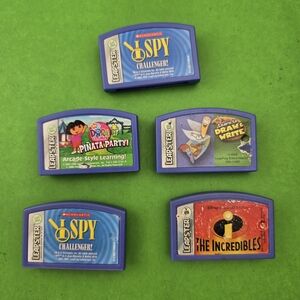 Learning Game Cartridges - Blue and Red